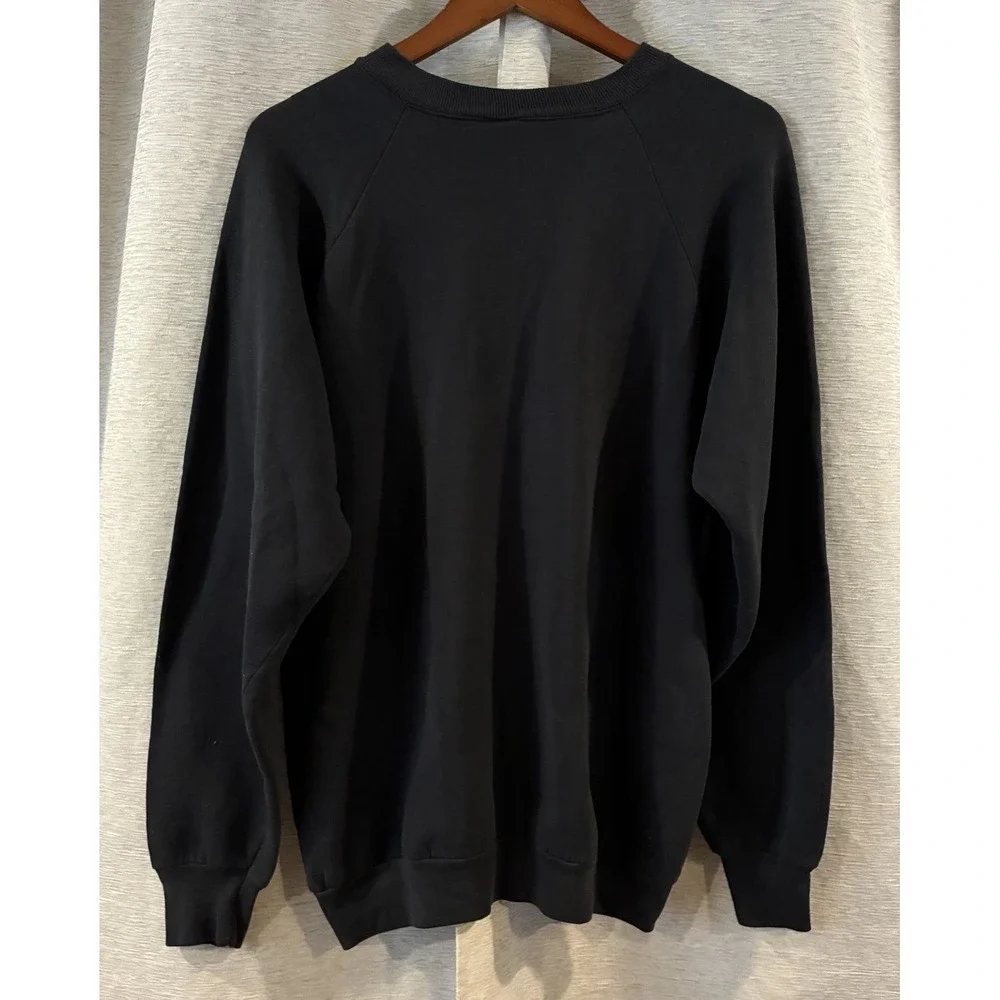 Vintage Polo Ralph Lauren Embroidered Logo‎ Sweatshirt Black